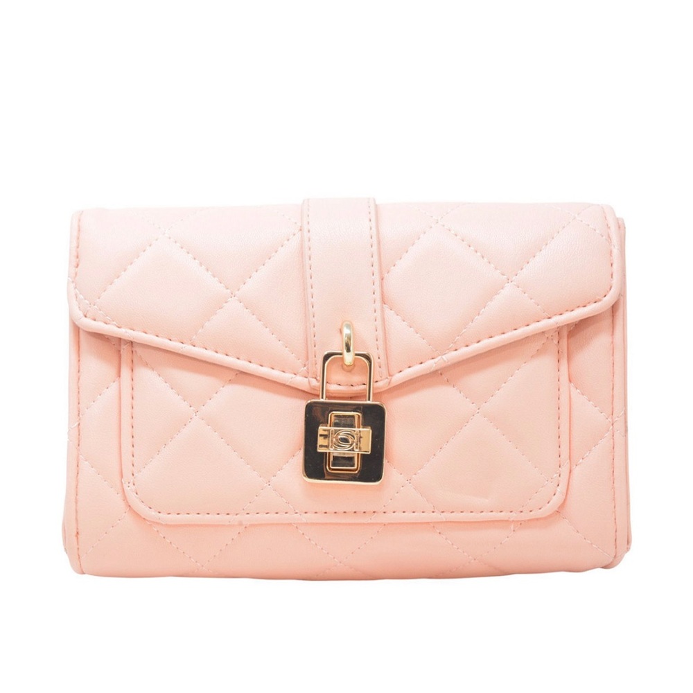 NWT bebe Kellen Crossbody Peach